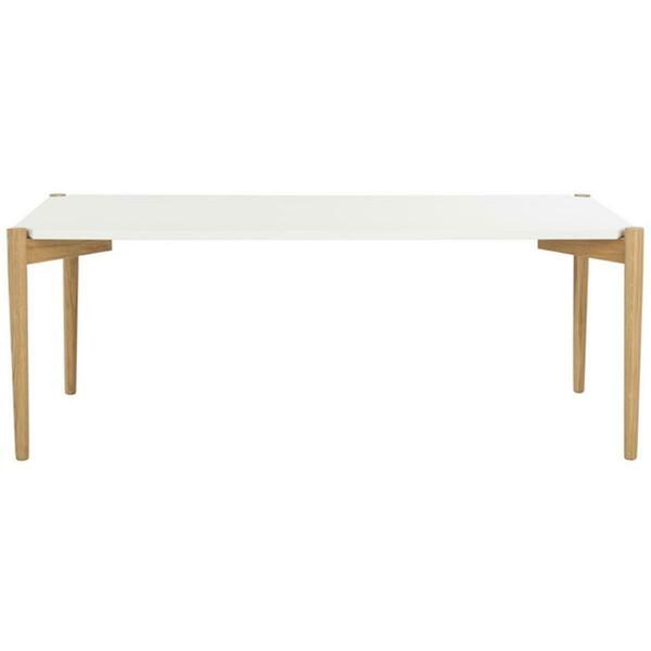 Safavieh Rue Rectangle Coffee Table, White FOX8206A